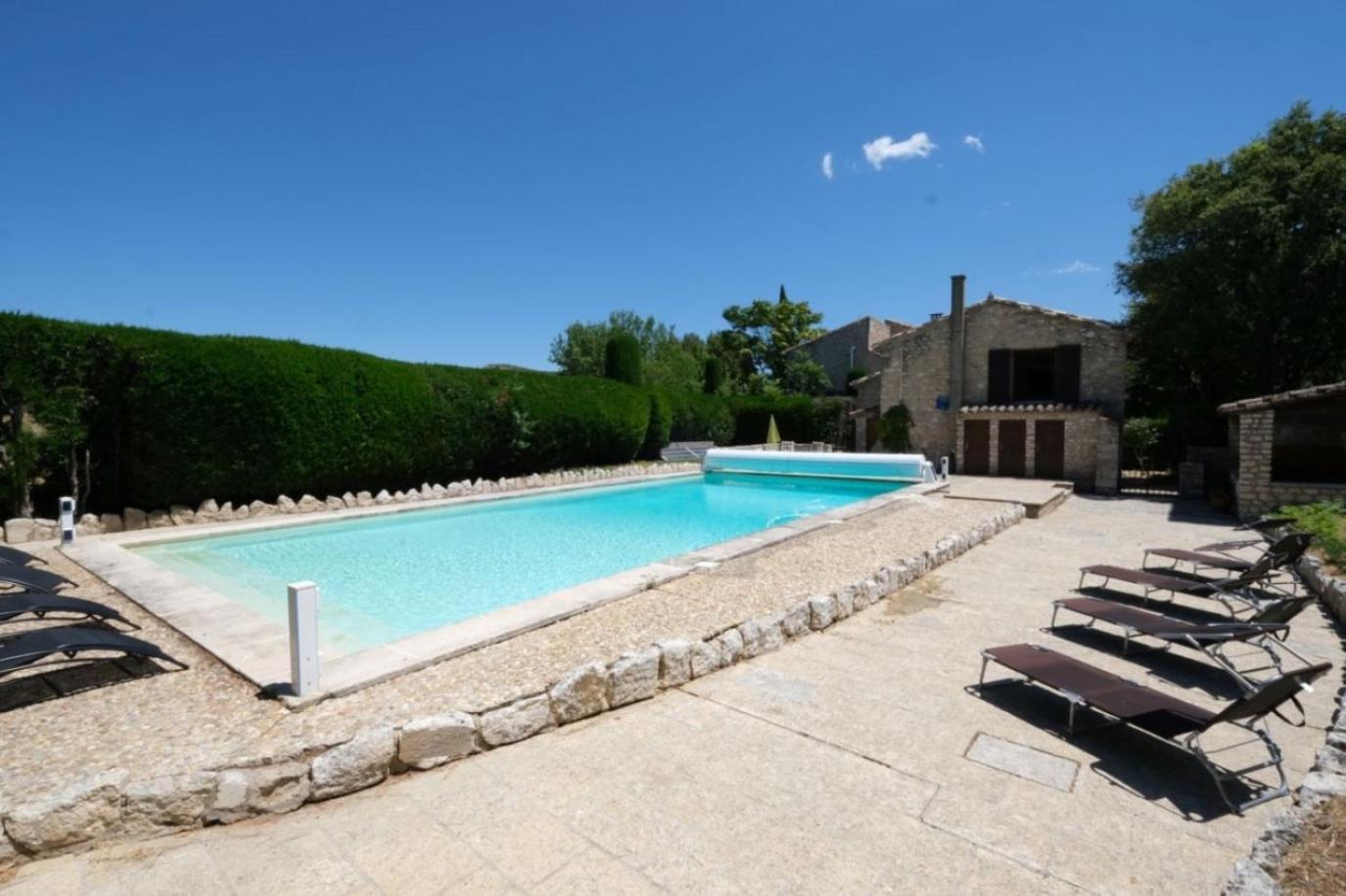 Typical Mas Provencal With Swimming Pool In A Small Hamlet Near Mouries In The Alpilles In Provence- 8 Persons Villa Buitenkant foto